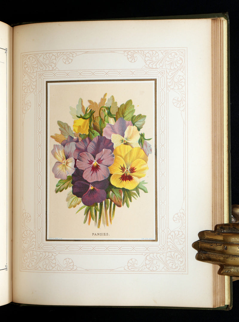 1877 Rare Floriography Book -  Floral Poetry and the Language of Flowers