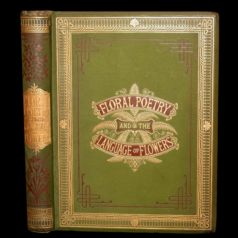 1877 Rare Floriography Book -  Floral Poetry and the Language of Flowers