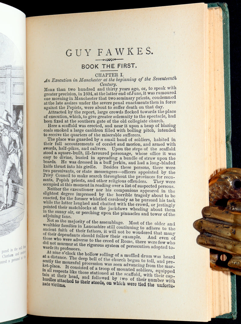 1880 Rare Book - Guy Fawkes, or the Gunpowder Treason by W. H. Ainsworth