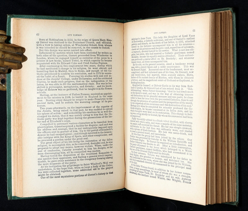 1880 Rare Book - Guy Fawkes, or the Gunpowder Treason by W. H. Ainsworth