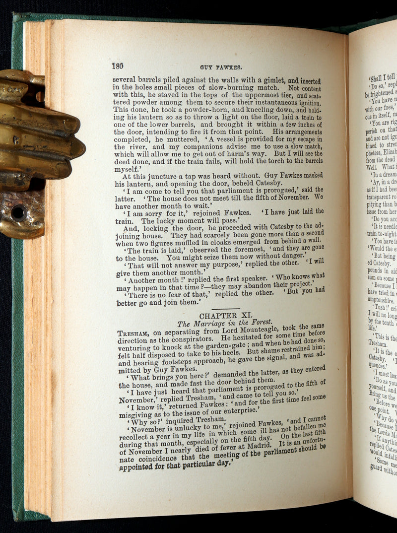 1880 Rare Book - Guy Fawkes, or the Gunpowder Treason by W. H. Ainsworth