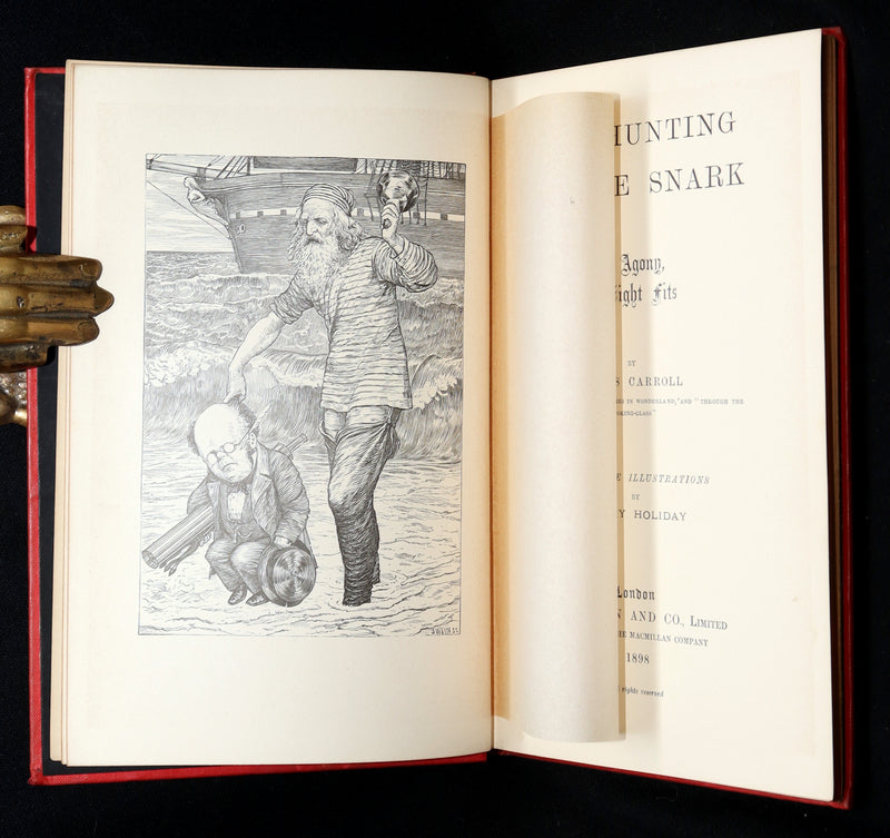 1878 Rare Victorian Book - The Hunting of the SNARK by Lewis Carroll