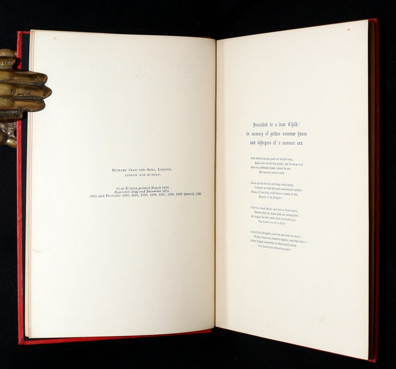 1878 Rare Victorian Book - The Hunting of the SNARK by Lewis Carroll