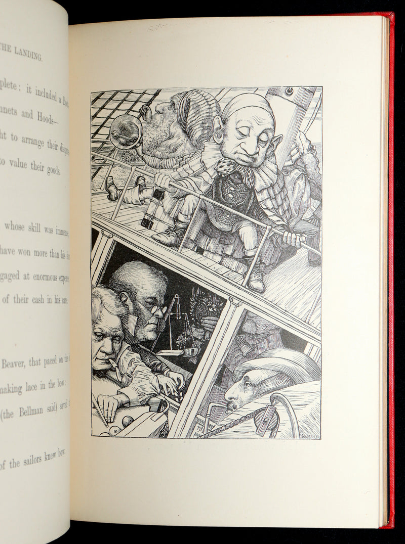 1878 Rare Victorian Book - The Hunting of the SNARK by Lewis Carroll