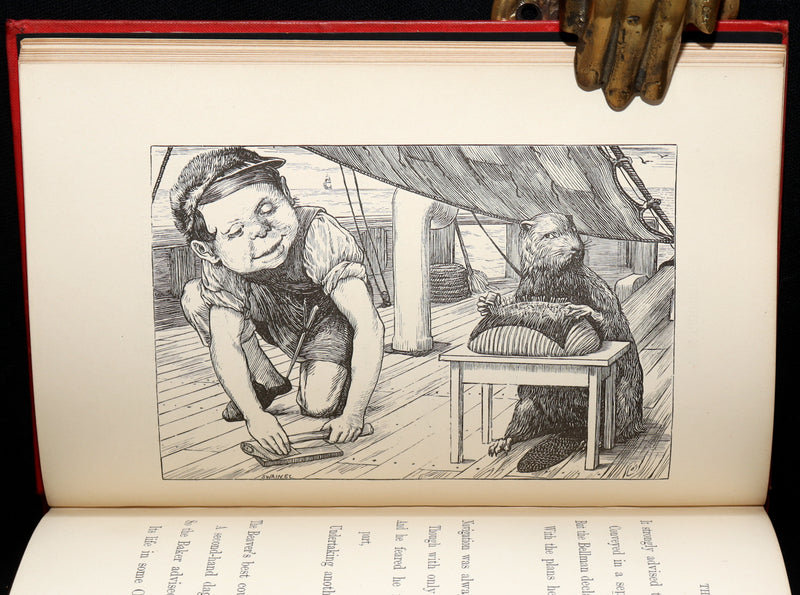 1878 Rare Victorian Book - The Hunting of the SNARK by Lewis Carroll