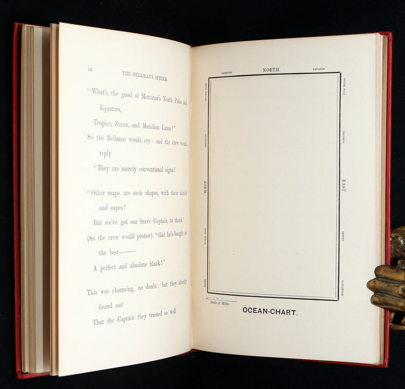 1878 Rare Victorian Book - The Hunting of the SNARK by Lewis Carroll