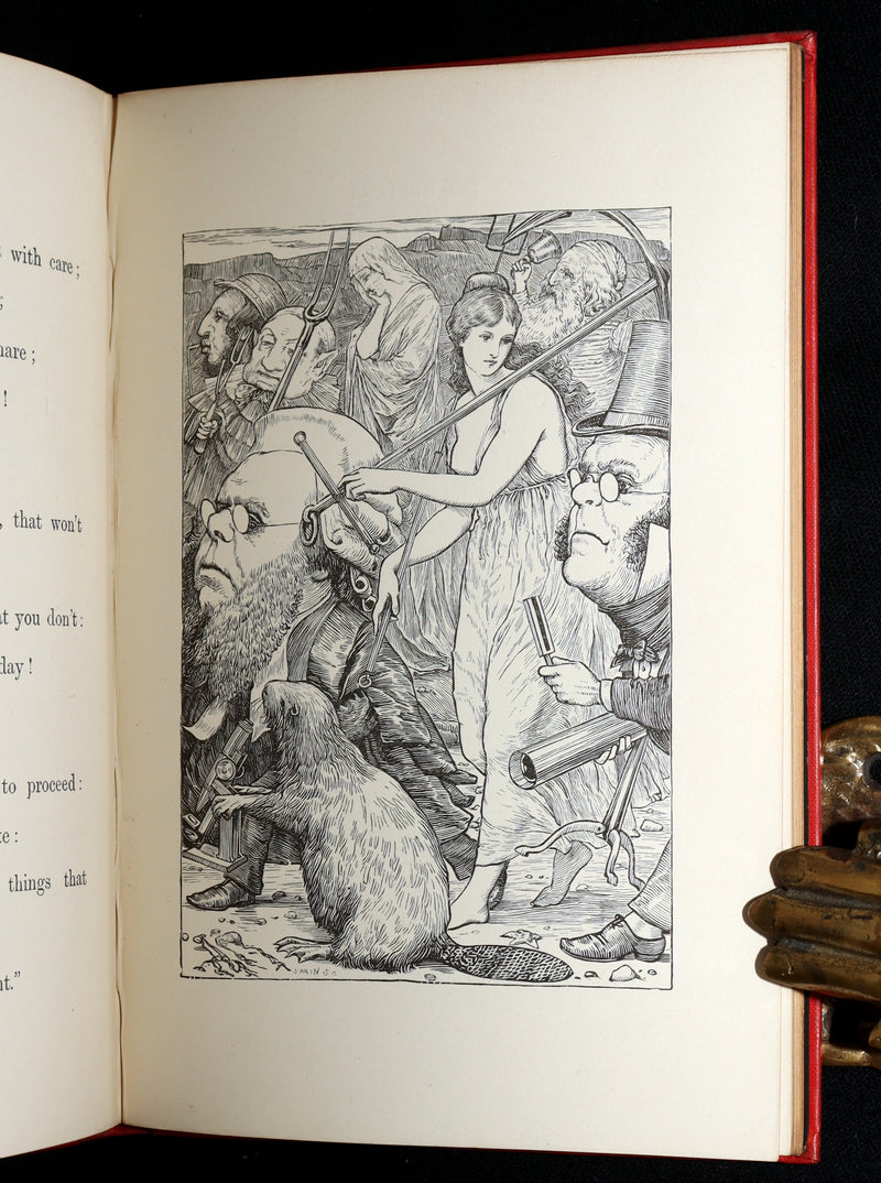 1878 Rare Victorian Book - The Hunting of the SNARK by Lewis Carroll