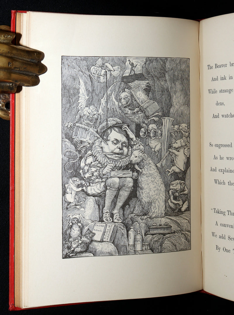 1878 Rare Victorian Book - The Hunting of the SNARK by Lewis Carroll