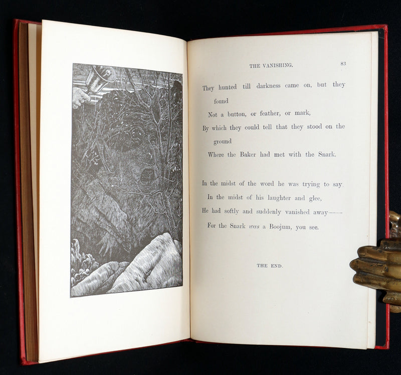 1878 Rare Victorian Book - The Hunting of the SNARK by Lewis Carroll