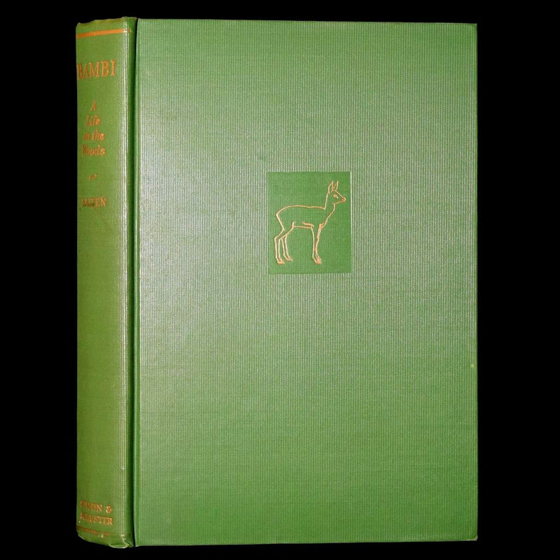 1928 Rare First Edition - BAMBI a Life in the Woods by Felix Salten, Illustrated