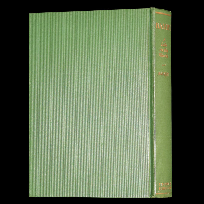 1928 Rare First Edition - BAMBI a Life in the Woods by Felix Salten, Illustrated