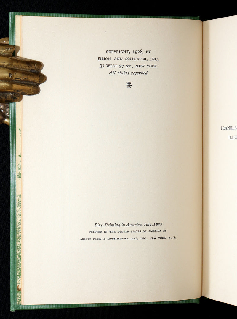 1928 Rare First Edition - BAMBI a Life in the Woods by Felix Salten, Illustrated