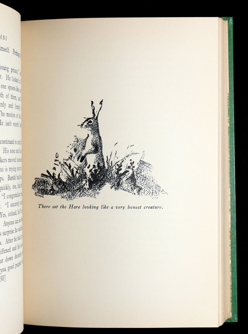 1928 Rare First Edition - BAMBI a Life in the Woods by Felix Salten, Illustrated