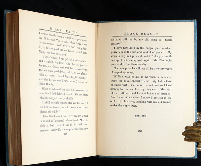 1911 Scarce Edition with Dust Jacket - Black Beauty The Autobiography of a Horse