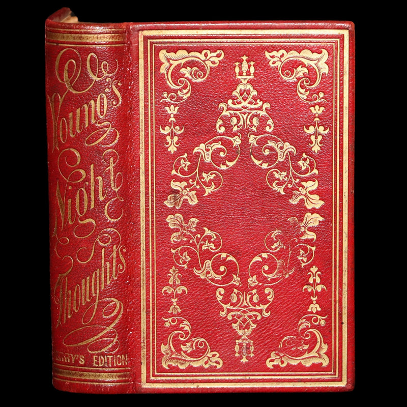 1855 Rare Book - Night Thoughts on Life, Death and Immortality by Edward Young
