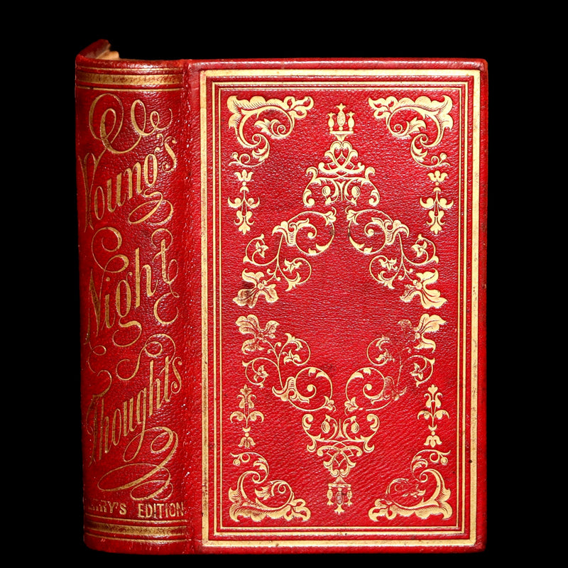 1855 Rare Book - Night Thoughts on Life, Death and Immortality by Edward Young