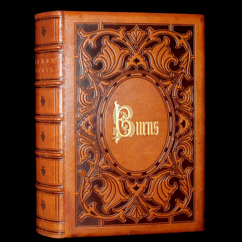 1854 Rare Book - The Complete Works of Robert Burns, Poems, Illustrated