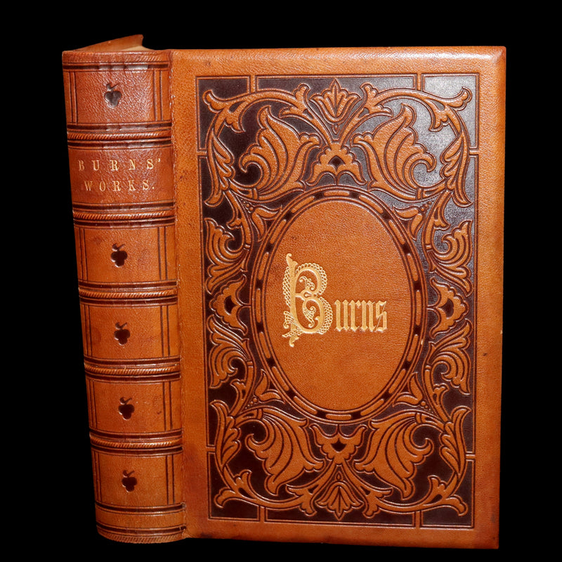 1854 Rare Book - The Complete Works of Robert Burns, Poems, Illustrated