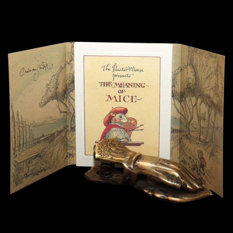 2002 Scarce Signed First Edition - The Meaning of Mice by Charles van Sandwyk
