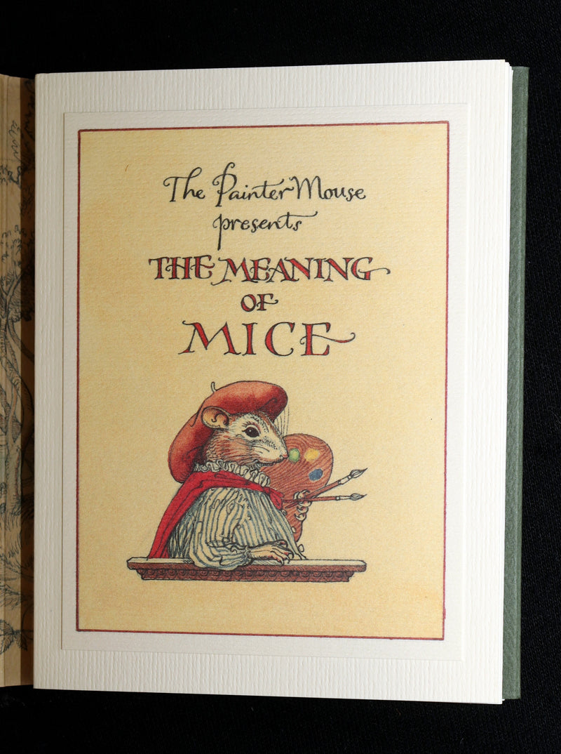 2002 Scarce Signed First Edition - The Meaning of Mice by Charles van Sandwyk