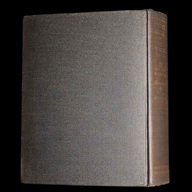 1923 Rare Book - Moby Dick or The White Whale illustrated by Mead Schaeffer