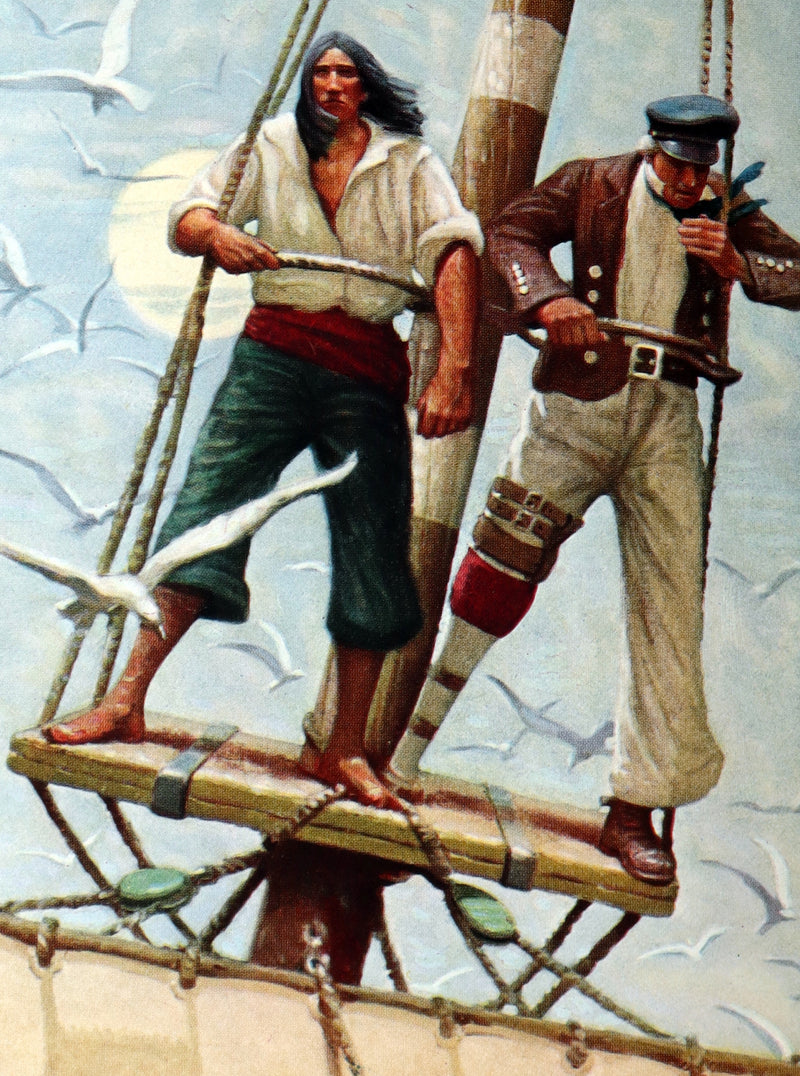 1923 Rare Book - Moby Dick or The White Whale illustrated by Mead Schaeffer