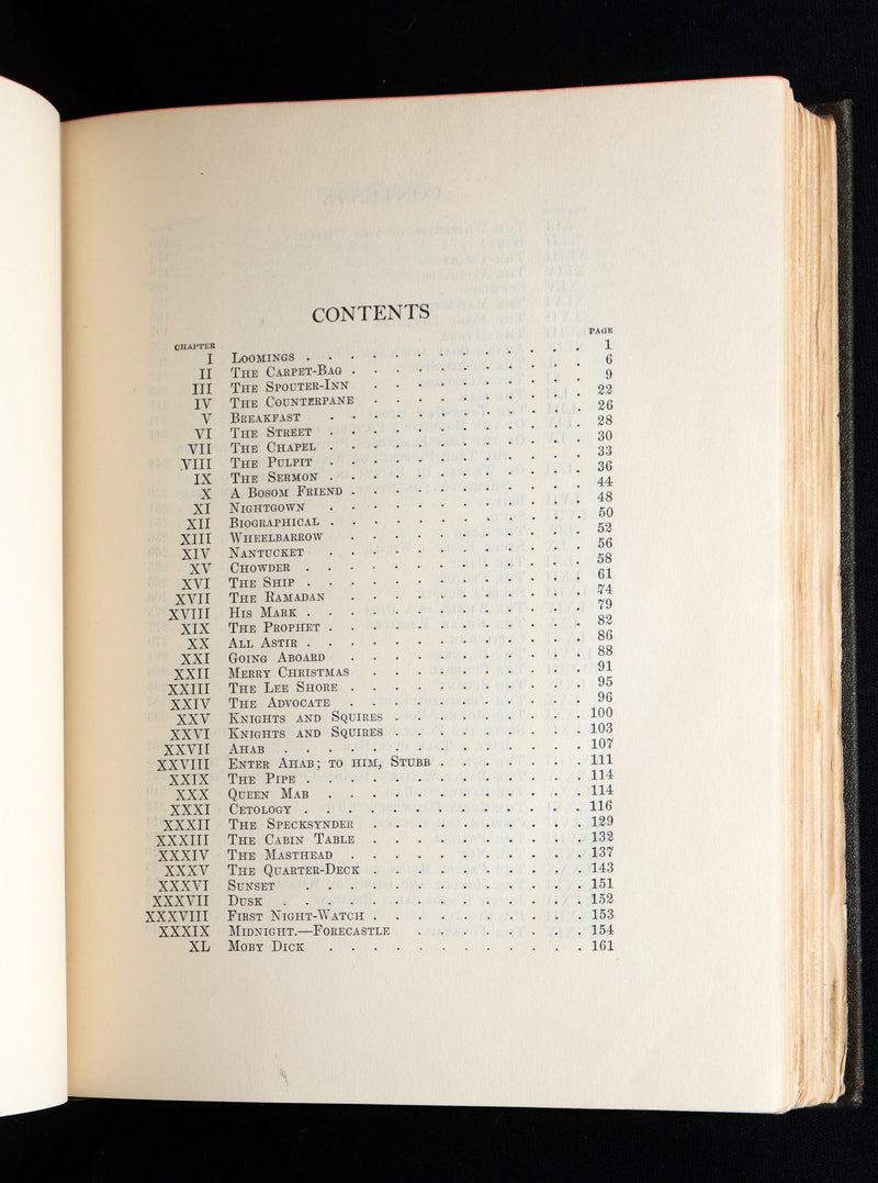 1923 Rare Book - Moby Dick or The White Whale illustrated by Mead Schaeffer