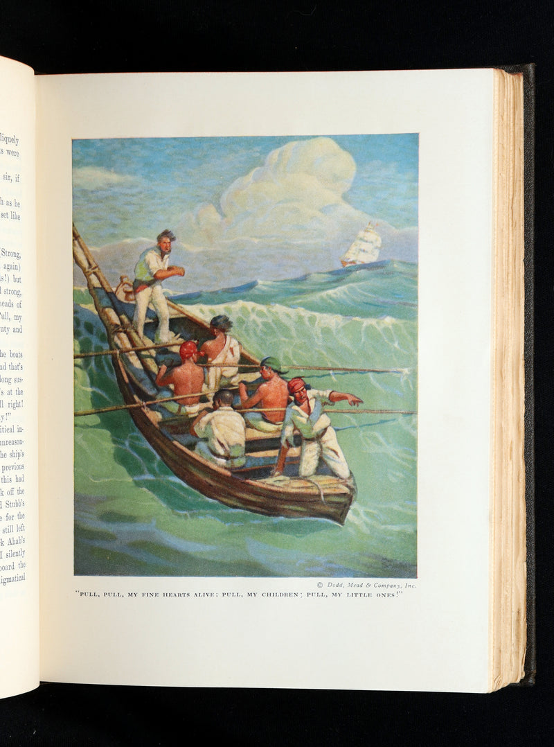 1923 Rare Book - Moby Dick or The White Whale illustrated by Mead Schaeffer