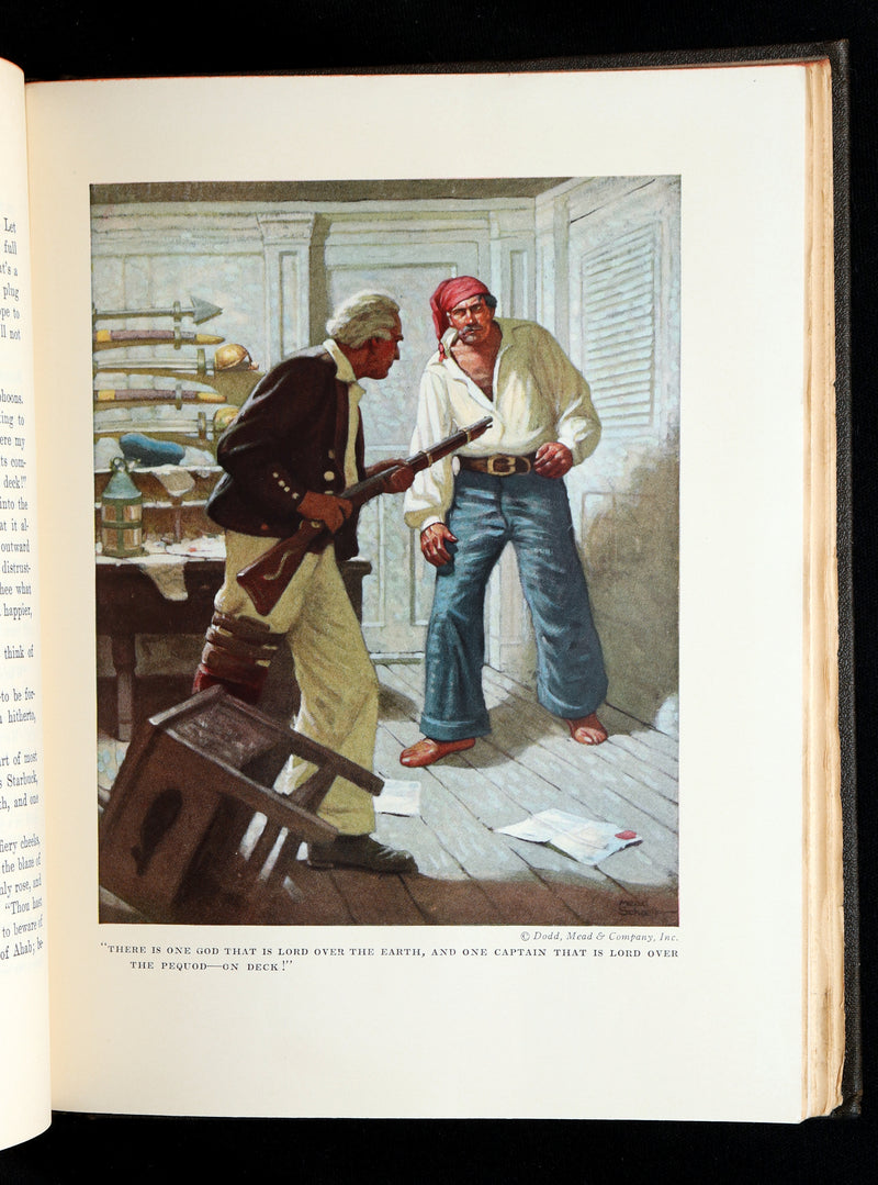 1923 Rare Book - Moby Dick or The White Whale illustrated by Mead Schaeffer