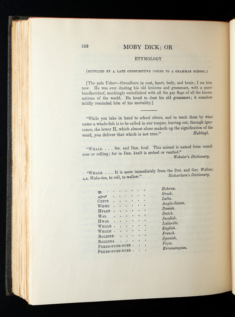 1923 Rare Book - Moby Dick or The White Whale illustrated by Mead Schaeffer