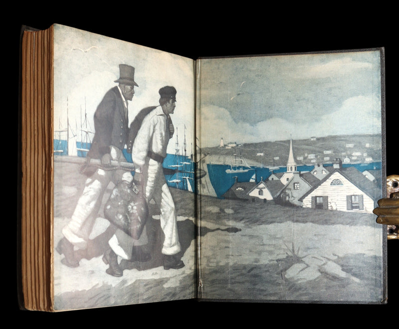 1923 Rare Book - Moby Dick or The White Whale illustrated by Mead Schaeffer