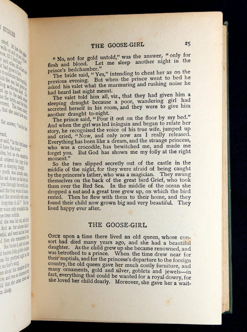 1900 Rare Book - Grimm’s Fairy Stories for Children and the Household