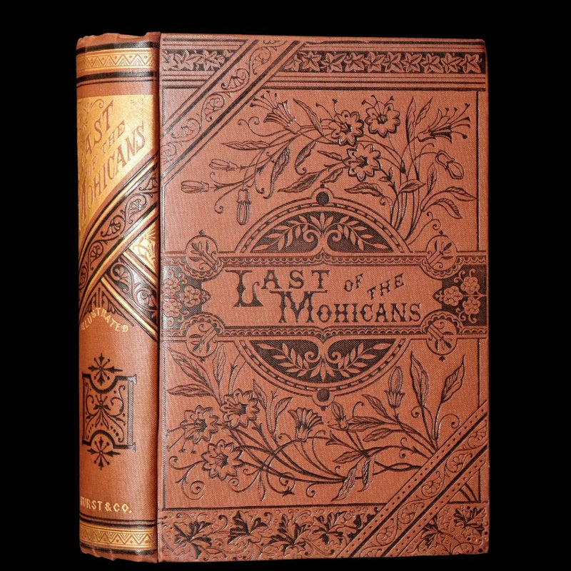 1890 Rare Book - The Last of the Mohicans A Narrative of 1757 by Fenimore Cooper