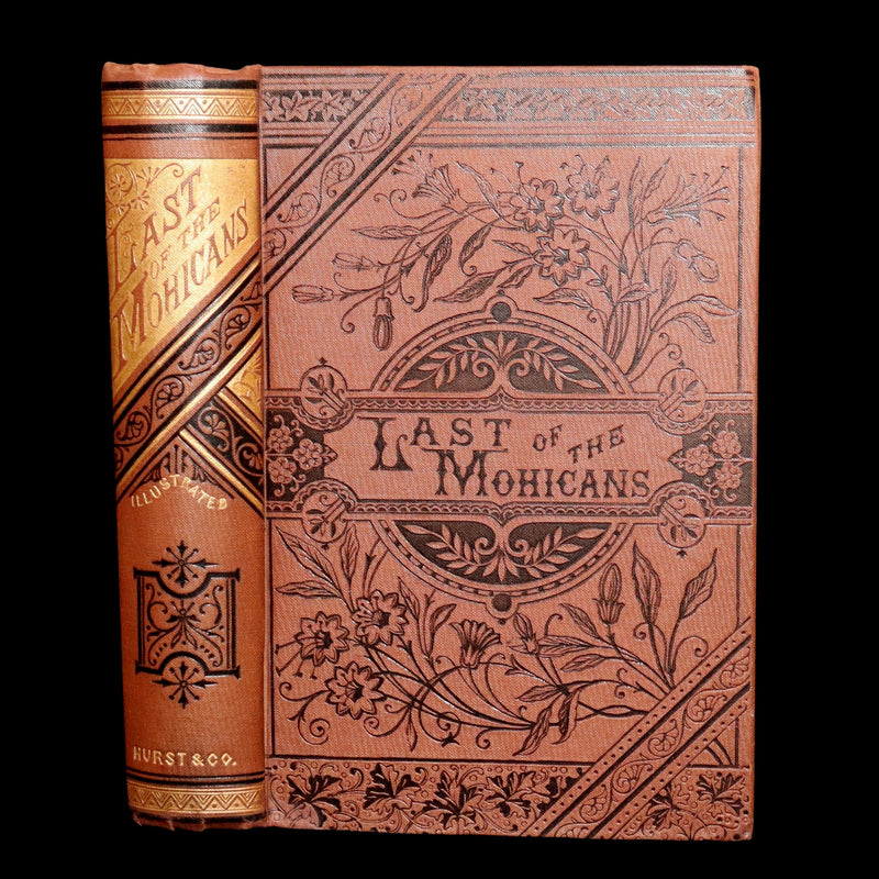 1890 Rare Book - The Last of the Mohicans A Narrative of 1757 by Fenimore Cooper