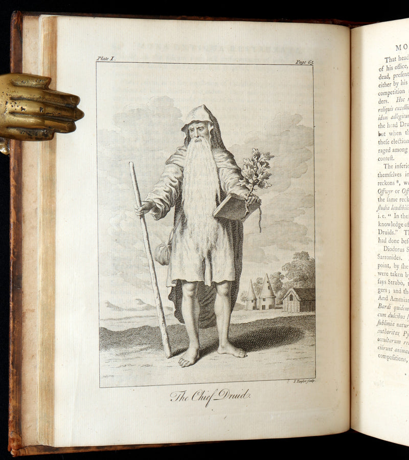 1766 Rare Book - The Isle of Anglesey, the Ancient Seat of the British Druids