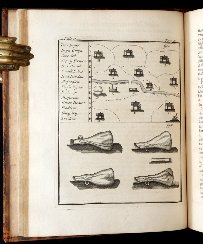 1766 Rare Book - The Isle of Anglesey, the Ancient Seat of the British Druids
