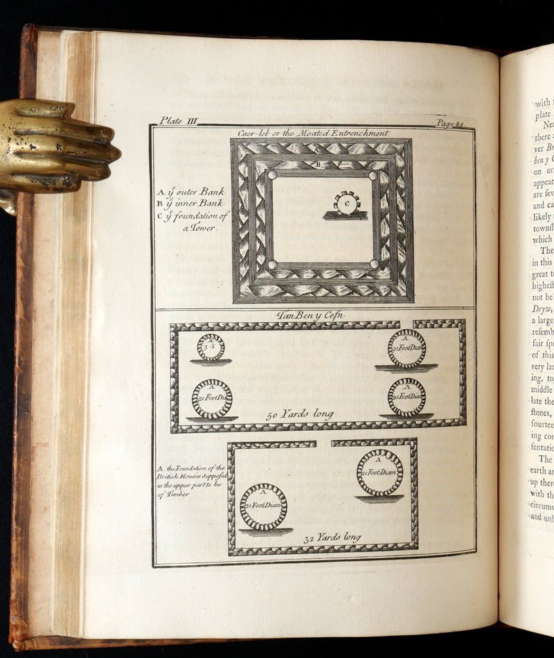 1766 Rare Book - The Isle of Anglesey, the Ancient Seat of the British Druids