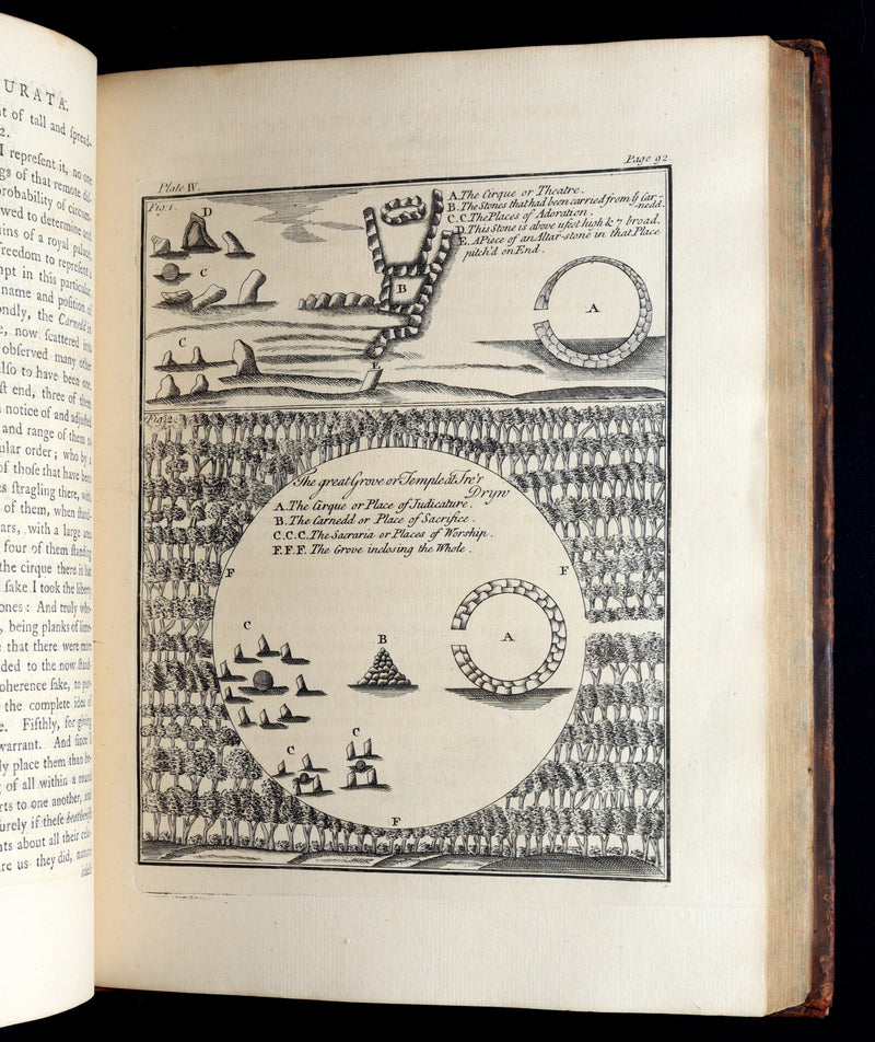 1766 Rare Book - The Isle of Anglesey, the Ancient Seat of the British Druids