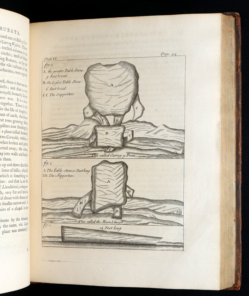 1766 Rare Book - The Isle of Anglesey, the Ancient Seat of the British Druids