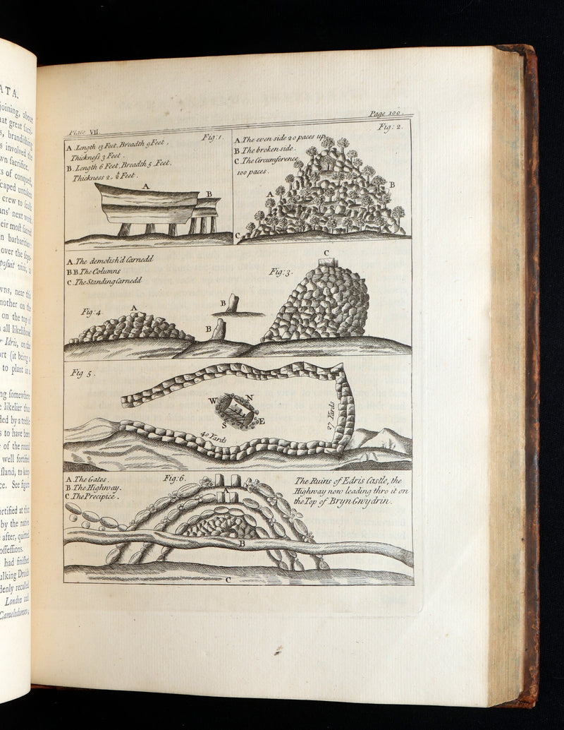 1766 Rare Book - The Isle of Anglesey, the Ancient Seat of the British Druids