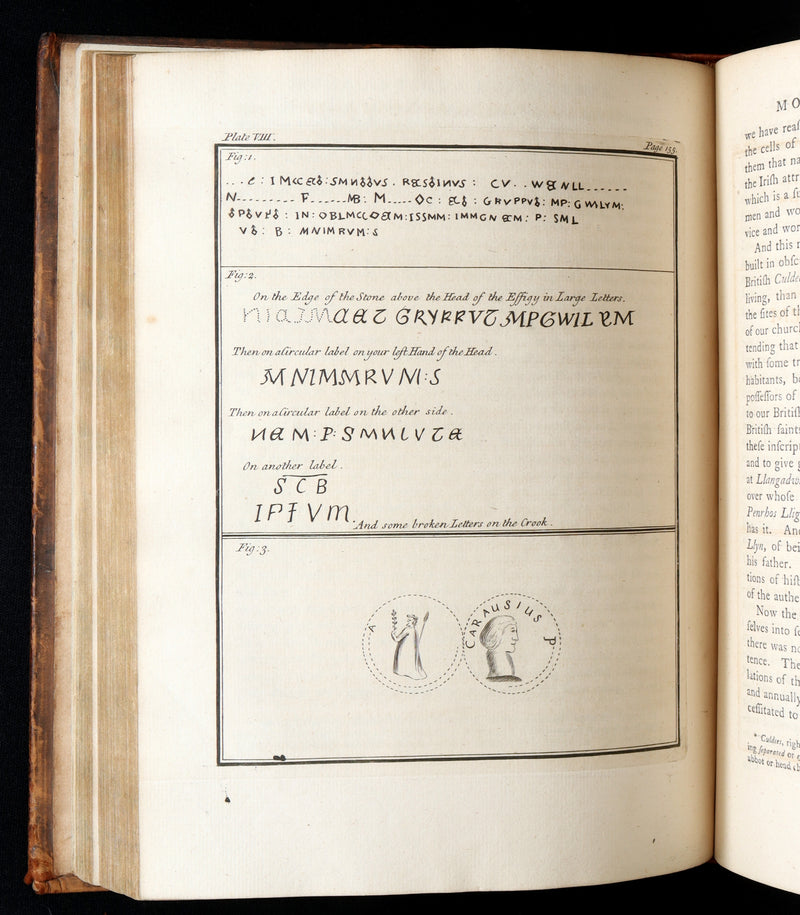 1766 Rare Book - The Isle of Anglesey, the Ancient Seat of the British Druids