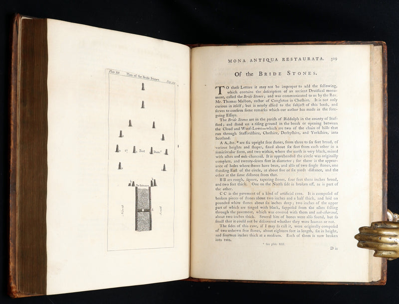 1766 Rare Book - The Isle of Anglesey, the Ancient Seat of the British Druids