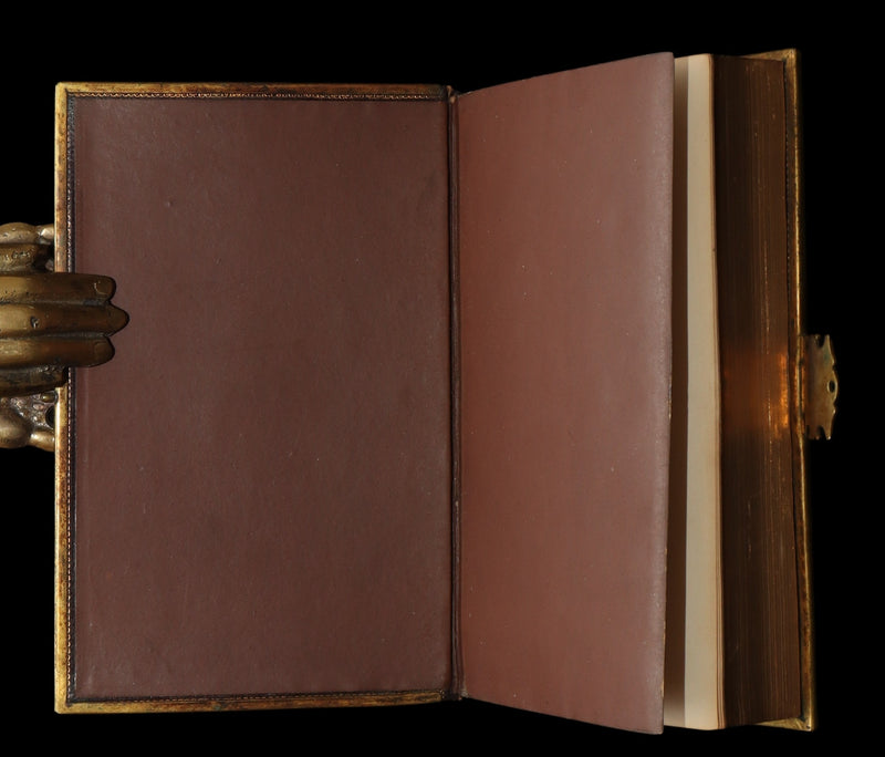 1850 Rare Bible bound by Bagster - Polyglot Bible, Old and New Testament, Clasp