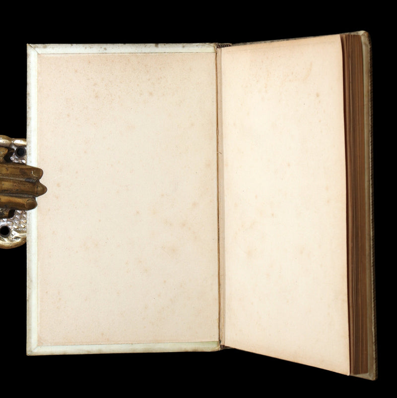 1859 Rare Tennyson Elaine – Exquisite Vellum and Gilt Binding