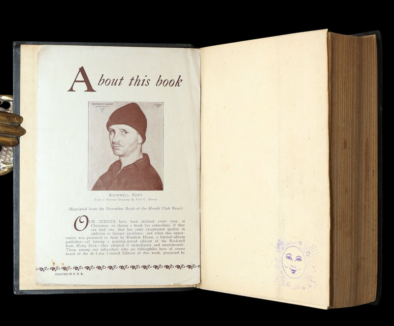 1930 Rare First Edition - Moby Dick by Melville illustrated by Rockwell Kent
