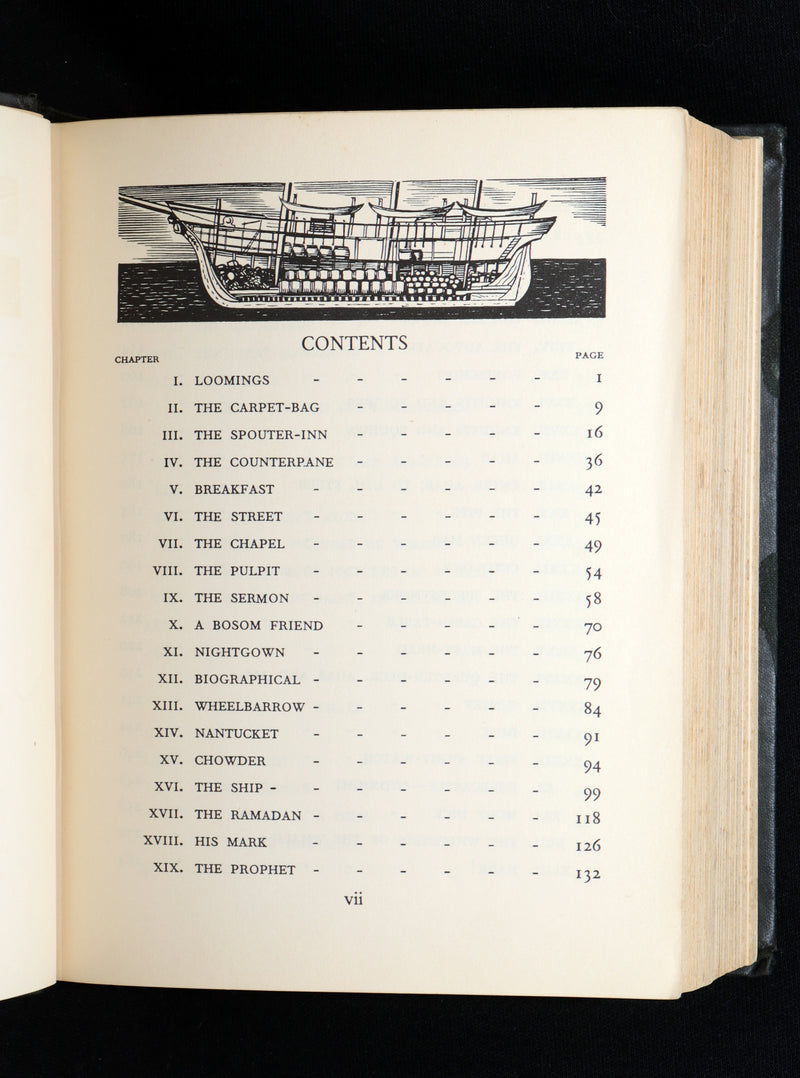 1930 Rare First Edition - Moby Dick by Melville illustrated by Rockwell Kent