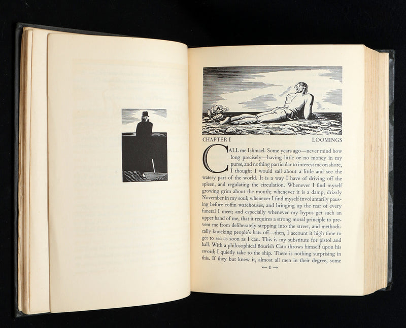1930 Rare First Edition - Moby Dick by Melville illustrated by Rockwell Kent