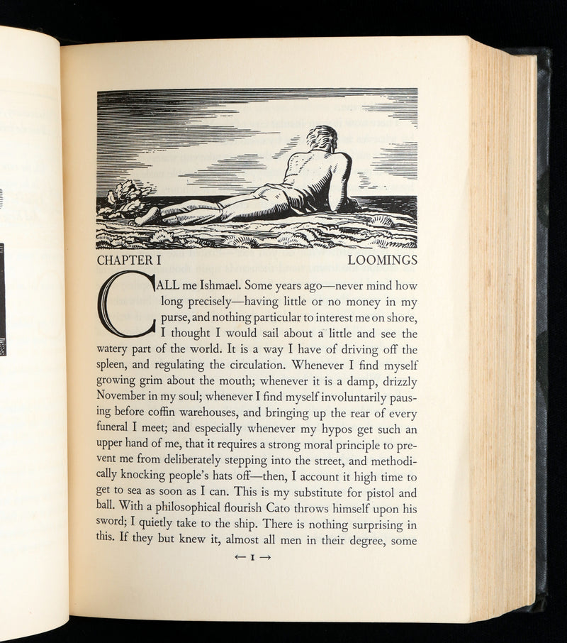 1930 Rare First Edition - Moby Dick by Melville illustrated by Rockwell Kent