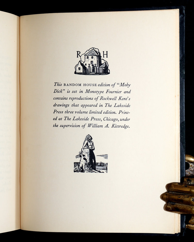 1930 Rare First Edition - Moby Dick by Melville illustrated by Rockwell Kent