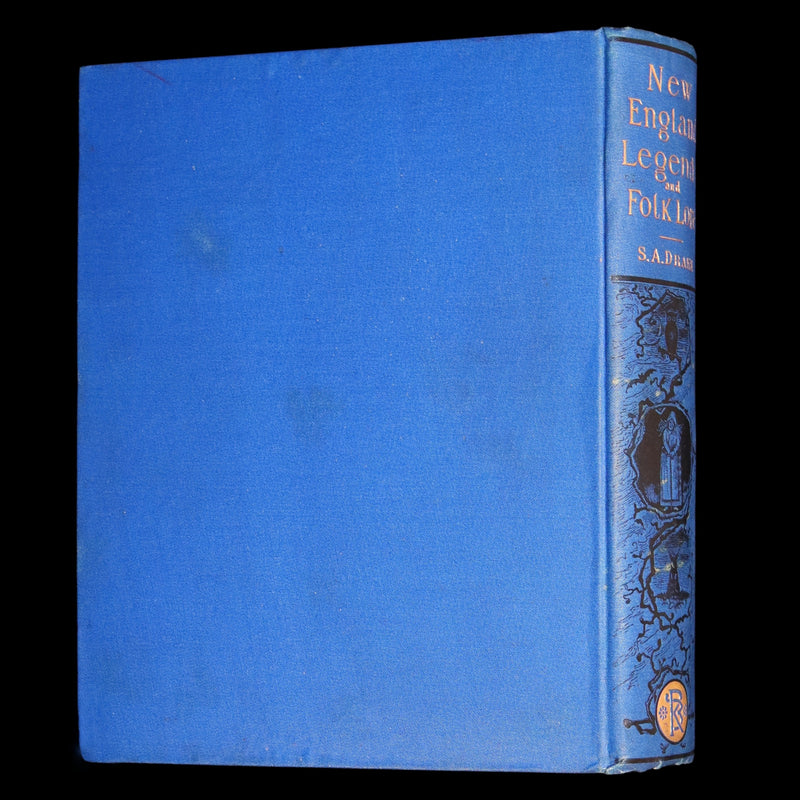 1884 Rare First Edition - New England Legends and Folk Lore by S.A. Drake